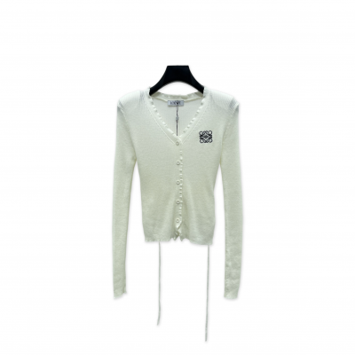 LOEWE ANAGRAM LONG-SLEEVED CARDIGAN